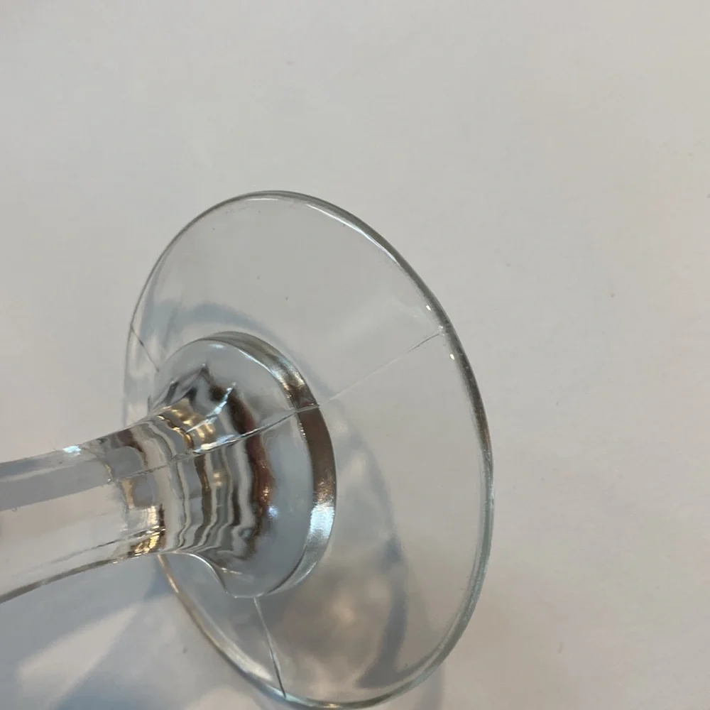 Vintage Diamond Cut Clear Pedestal Candy Dish Indiana Glass Co - Picture 6 of 14